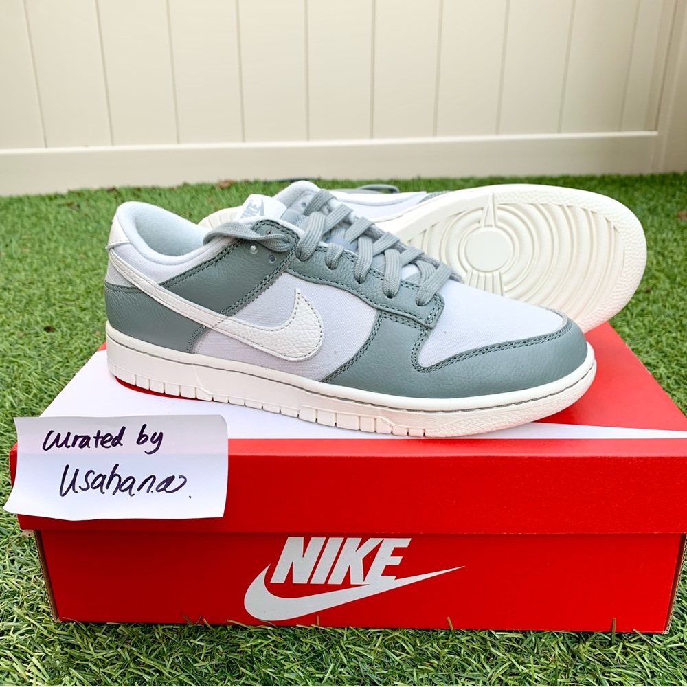 Nike Dunk low Mica Green white shoes - Picture 4 of 6